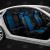 Чехлы в салон Hyundai Solaris II / KIA Rio X-Line "Классика" автолидер, экокожа, черно-синий