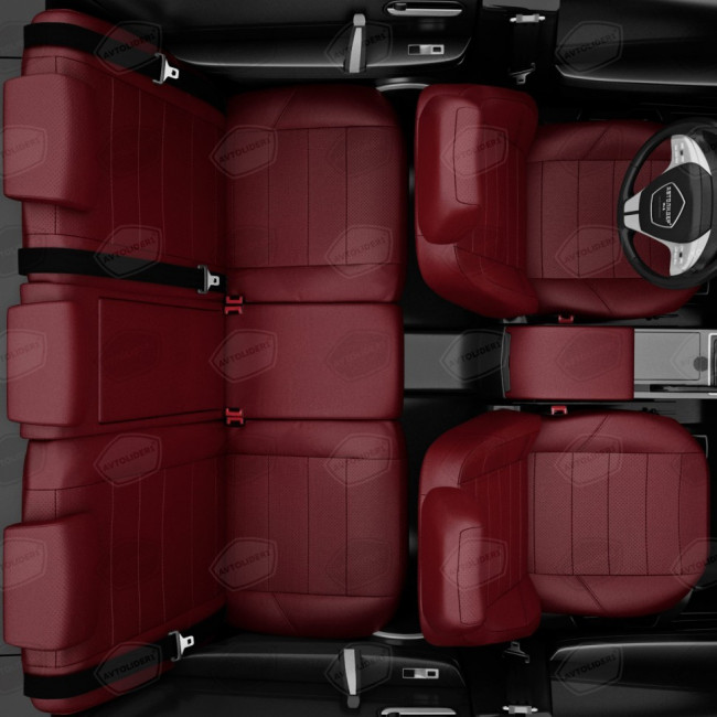 Чехлы в салон Renault Duster II (2020-2022) "Классика" (без AirBag) автолидер, экокожа, бордовый Чехлы в салон Renault Duster II (2020-2022) "Классика" (без AirBag) автолидер, экокожа, бордовый