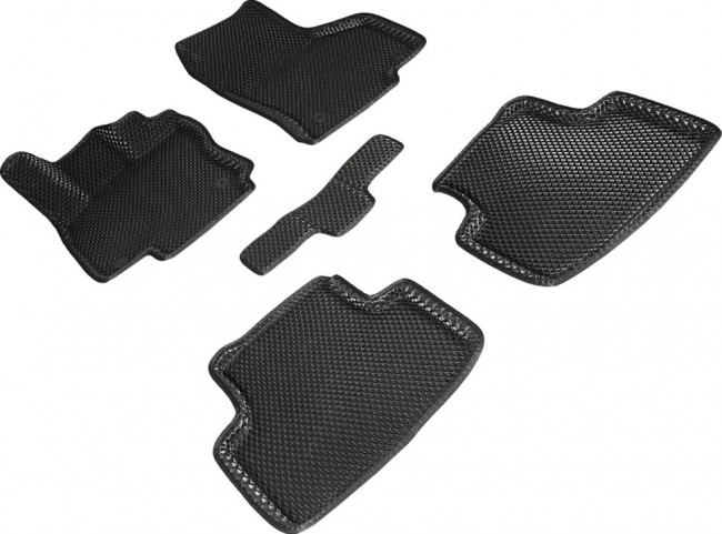 Коврики в салон для Volkswagen Passat B8 "Ромб 3D" eva, черный